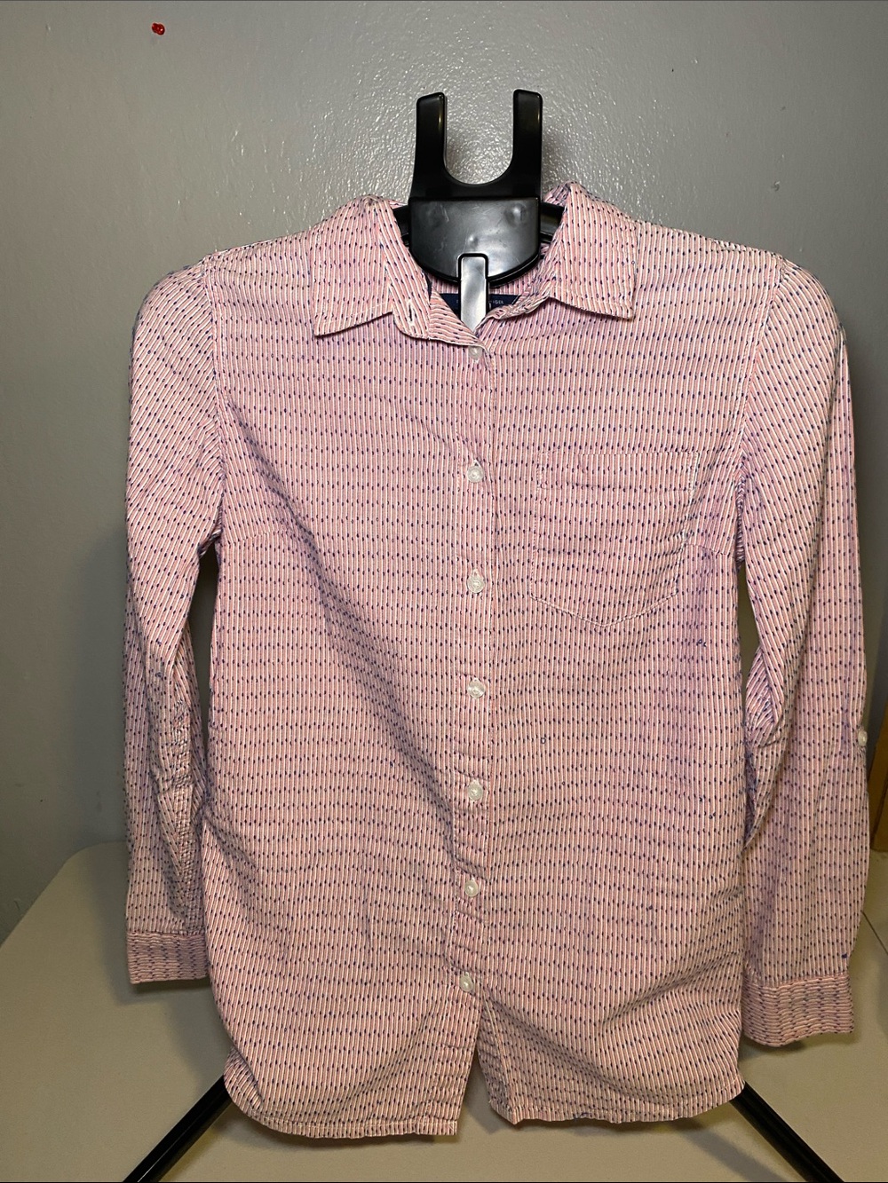 Tommy Hilfiger Pink Patterned Button-Down Shirt